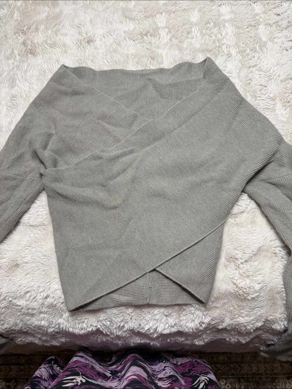 AmyEnjoyLife Ribbed Knit Cardigan in Taupe Gray